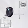 Koyoto Plafondlamp, Kogellampje Duidelijk, Rookkleurig, 3-lichts Koyoto Plafondlamp, Kogellampje Duidelijk, Rookkleurig, 3-lichts