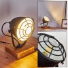 Malix Tafellamp Hout licht, Zwart, 1-licht
