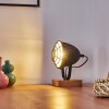 Malix Tafellamp Hout licht, Zwart, 1-licht
