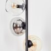 Koyoto Kogellampje, Staande lamp 31 cm Amber, Duidelijk, Rookkleurig, 5-lichts