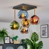 Koyoto Plafondlamp, Kogellampje Goud, Zwart, 5-lichts