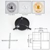 Gastor Plafondlamp, Kogellampje Amber, Chroom, Duidelijk, Rookkleurig, 3-lichts