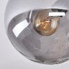 Gastor Plafondlamp, Kogellampje Amber, Chroom, Duidelijk, Rookkleurig, 3-lichts