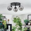 Chehalis Plafondlamp, Kogellampje Rookkleurig, 3-lichts