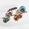 Ripoll Plafondlamp, Kogellampje Goud, Zwart, 8-lichts