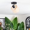 Sabadim Plafondlamp, Plafondspot Zwart, 1-licht