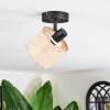 Sabadim Plafondlamp, Plafondspot Zwart, 1-licht