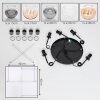 Koyoto Hanglamp, Kogellampje, Hanglamp Amber, Duidelijk, Rookkleurig, 5-lichts