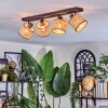 Barcos Plafondlamp, Plafondspot Zwart, 4-lichts
