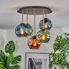 Ripoll Plafondlamp, Kogellampje Messing, Zwart, 5-lichts Ripoll Plafondlamp, Kogellampje Messing, Zwart, 5-lichts