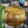 Koyoto Hanglamp, Kogellampje, Hanglamp Blauw, Goud, Groen, Koperkleurig, 5-lichts