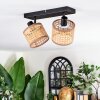 Barcos Plafondlamp, Plafondspot Zwart, 2-lichts