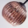 Koyoto Plafondlamp, Kogellampje 59 cm Blauw, Goud, Koperkleurig, 6-lichts