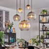 Koyoto Hanglamp, Kogellampje, Hanglamp Goud, Zwart, 5-lichts