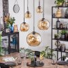 Ripoll Hanglamp, Kogellampje, Hanglamp Amber, 5-lichts