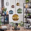 Koyoto Hanglamp, Kogellampje, Hanglamp Goud, Zwart, 5-lichts