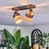 Fallhagen Plafondlamp, Plafondspot Zwart, 2-lichts