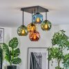 Ripoll Plafondlamp, Kogellampje Blauw, Goud, Groen, Koperkleurig, 5-lichts Ripoll Plafondlamp, Kogellampje Blauw, Goud, Groen, Koperkleurig, 5-lichts