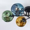 Ripoll Plafondlamp, Kogellampje Blauw, Goud, Groen, 6-lichts