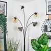 Koyoto Kogellampje, Staande lamp Amber, Duidelijk, Rookkleurig, 5-lichts