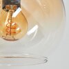 Koyoto Kogellampje, Staande lamp Amber, Duidelijk, Rookkleurig, 5-lichts