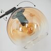Koyoto Kogellampje, Staande lamp Amber, Duidelijk, Rookkleurig, 5-lichts