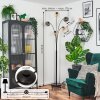 Koyoto Kogellampje, Staande lamp Amber, Duidelijk, Rookkleurig, 5-lichts