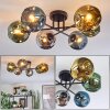 Ripoll Plafondlamp, Kogellampje Blauw, Chroom, Goud, Groen, Rookkleurig, 6-lichts