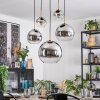 Koyoto Hanglamp, Kogellampje, Hanglamp Goud, Zwart, 5-lichts Koyoto Hanglamp, Kogellampje, Hanglamp Goud, Zwart, 5-lichts