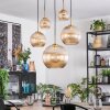 Koyoto Hanglamp, Kogellampje, Hanglamp Goud, Zwart, 5-lichts Koyoto Hanglamp, Kogellampje, Hanglamp Goud, Zwart, 5-lichts