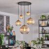 Koyoto Hanglamp, Kogellampje, Hanglamp Goud, Zwart, 5-lichts Koyoto Hanglamp, Kogellampje, Hanglamp Goud, Zwart, 5-lichts