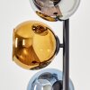 Koyoto Kogellampje, Staande lamp Blauw, Chroom, Goud, Groen, Rookkleurig, 6-lichts