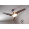 Globo PRIMO Ventilator Zilver, Wit, 2-lichts, Afstandsbediening
