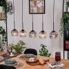 Koyoto Hanglamp, Kogellampje, Hanglamp Natuurlijke kleuren, Zwart, 5-lichts Koyoto Hanglamp, Kogellampje, Hanglamp Natuurlijke kleuren, Zwart, 5-lichts