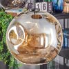 Ripoll Hanglamp, Kogellampje, Hanglamp Amber, Rookkleurig, 5-lichts