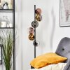 Koyoto Kogellampje, Staande lamp Chroom, Goud, Duidelijk, Koperkleurig, Rookkleurig, 6-lichts