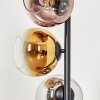 Koyoto Kogellampje, Staande lamp Chroom, Goud, Duidelijk, Koperkleurig, Rookkleurig, 6-lichts