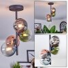 Chehalis Plafondlamp, Kogellampje 27 cm Blauw, Chroom, Groen, Duidelijk, Koperkleurig, Rookkleurig, 4-lichts