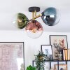 Gastor Plafondlamp, Kogellampje Goud, Zwart, 3-lichts