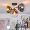Gastor Plafondlamp, Kogellampje Goud, Zwart, 3-lichts