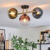 Gastor Plafondlamp, Kogellampje Goud, Zwart, 3-lichts