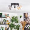 Gastor Plafondlamp, Kogellampje Amber, Duidelijk, Rookkleurig, 3-lichts Gastor Plafondlamp, Kogellampje Amber, Duidelijk, Rookkleurig, 3-lichts