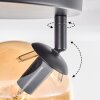 Gastor Plafondlamp, Kogellampje Amber, Duidelijk, Rookkleurig, 3-lichts Gastor Plafondlamp, Kogellampje Amber, Duidelijk, Rookkleurig, 3-lichts
