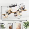 Ripoll Plafondlamp, Kogellampje Goud, Zwart, 8-lichts