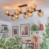 Ripoll Plafondlamp, Kogellampje Goud, Zwart, 10-lichts