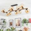 Ripoll Plafondlamp, Kogellampje Goud, Zwart, 10-lichts