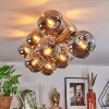 Ripoll Plafondlamp, Kogellampje Goud, Zwart, 10-lichts