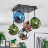 Gastor Plafondlamp, Kogellampje Blauw, Chroom, Groen, Koperkleurig, Rookkleurig, 5-lichts