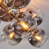 Koyoto Plafondlamp, Kogellampje Goud, Zwart, 10-lichts