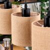 Soungou Hanglamp, Hanglamp Natuurlijke kleuren, Zwart, 3-lichts